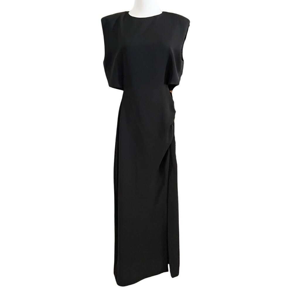 Zara Black Maxi Dress Sleeveless Evening Gown